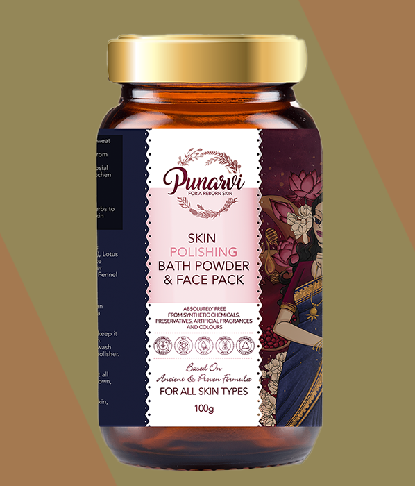 Skin Polishing Bath Powder & Face Pack